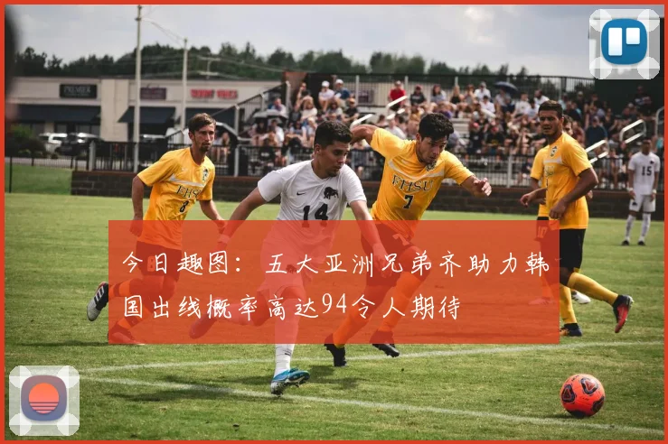 今日趣图：五大亚洲兄弟齐助力韩国出线概率高达94令人期待